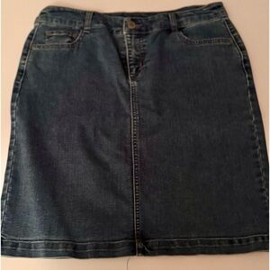 Charter Club Blue Denim Skirt size 8